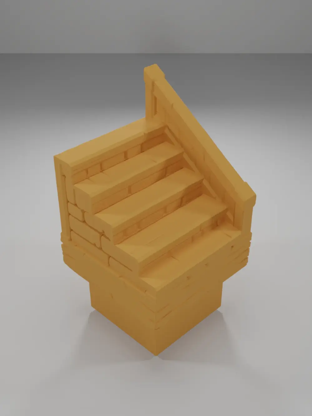 Stairs Right Border - Medieval Town Part 2 - Dungeon Blocks