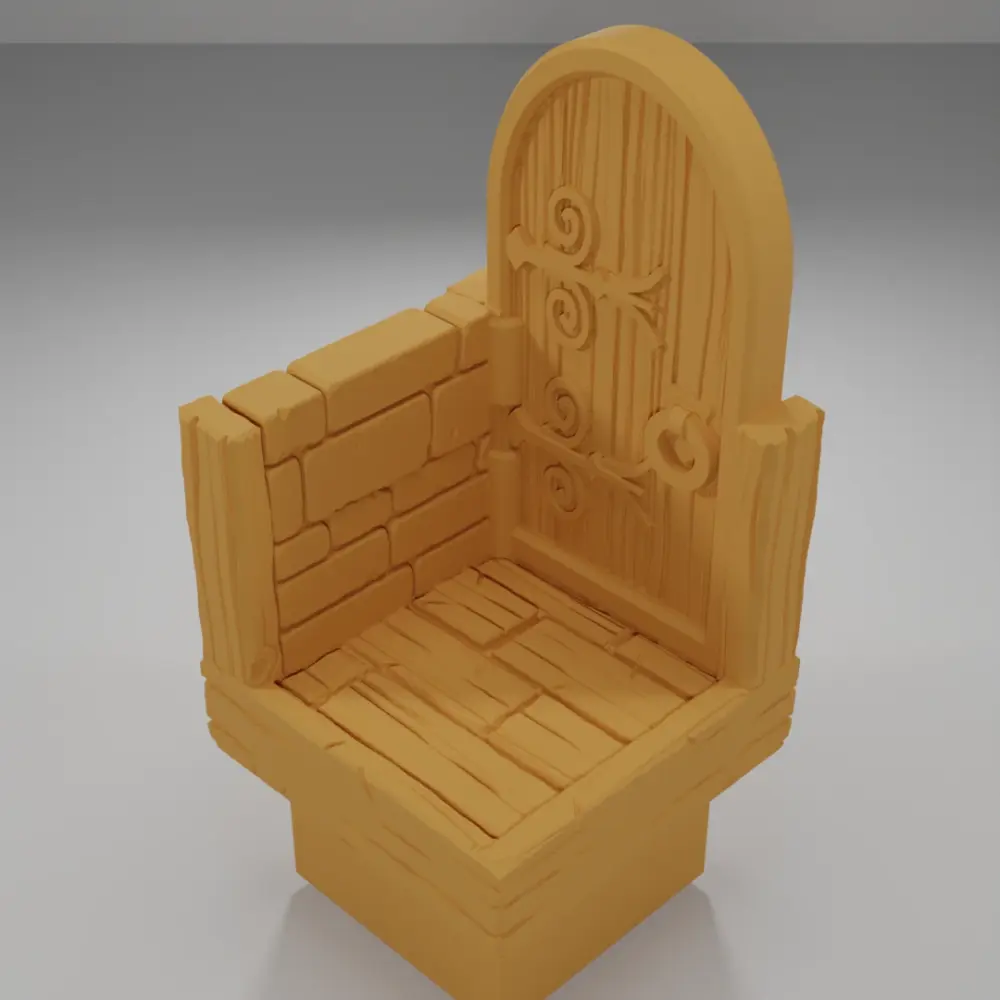 Door Left - Medieval Town Part 2 - Dungeon Blocks