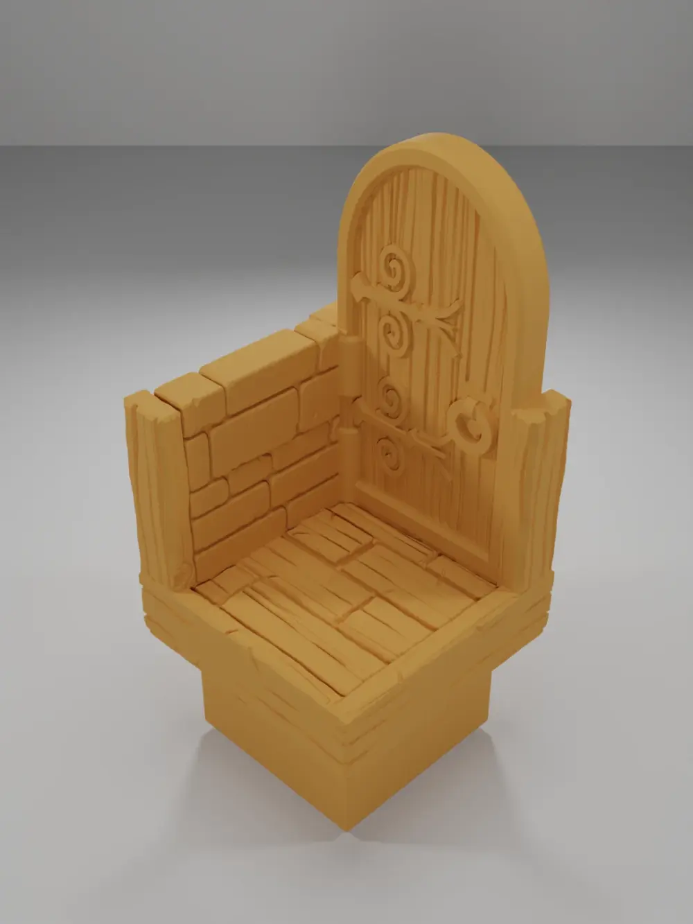 Door Left - Medieval Town Part 2 - Dungeon Blocks