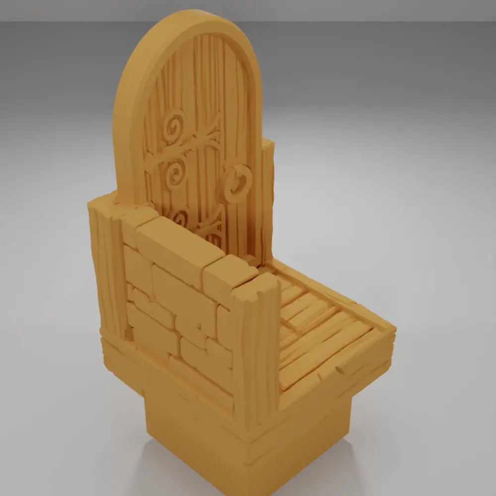 Door Left - Medieval Town Part 2 - Dungeon Blocks