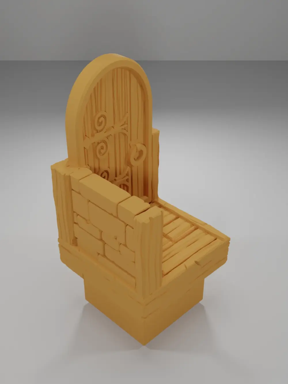Door Left - Medieval Town Part 2 - Dungeon Blocks