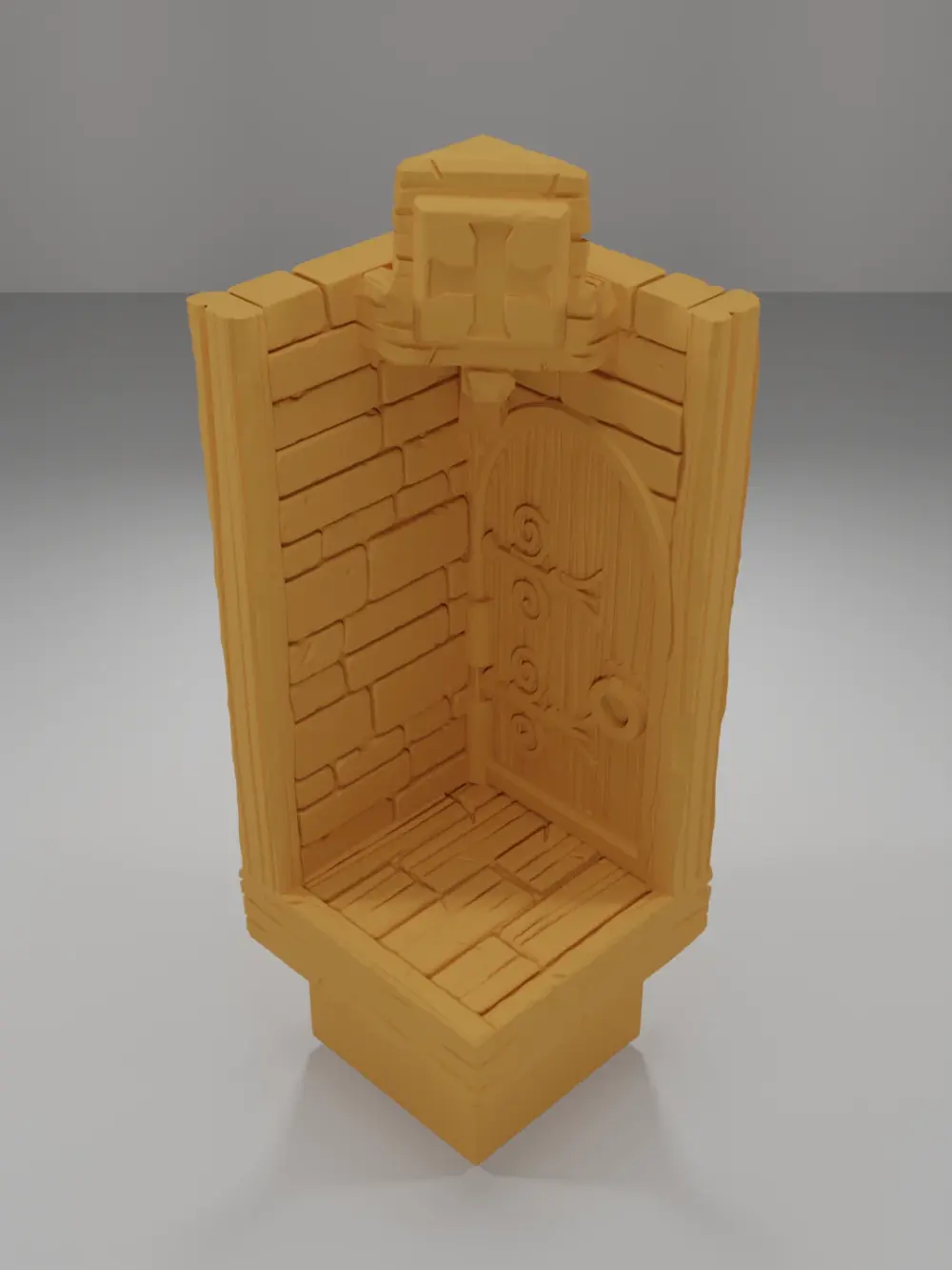 Tall Door Left - Medieval Town Part 2 - Dungeon Blocks