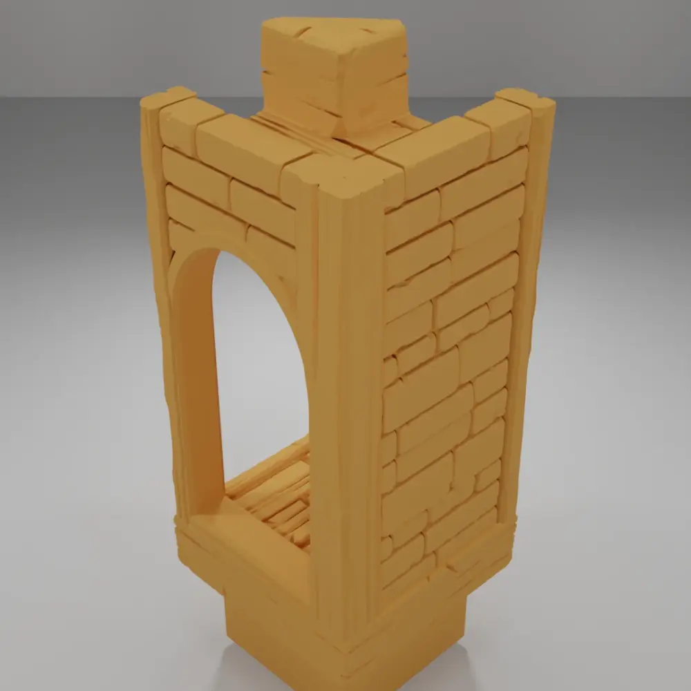 Tall Door Left Open - Medieval Town Part 2 - Dungeon Blocks