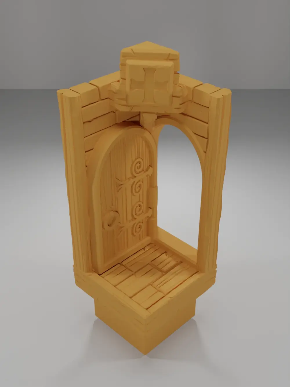 Tall Door Left Open - Medieval Town Part 2 - Dungeon Blocks