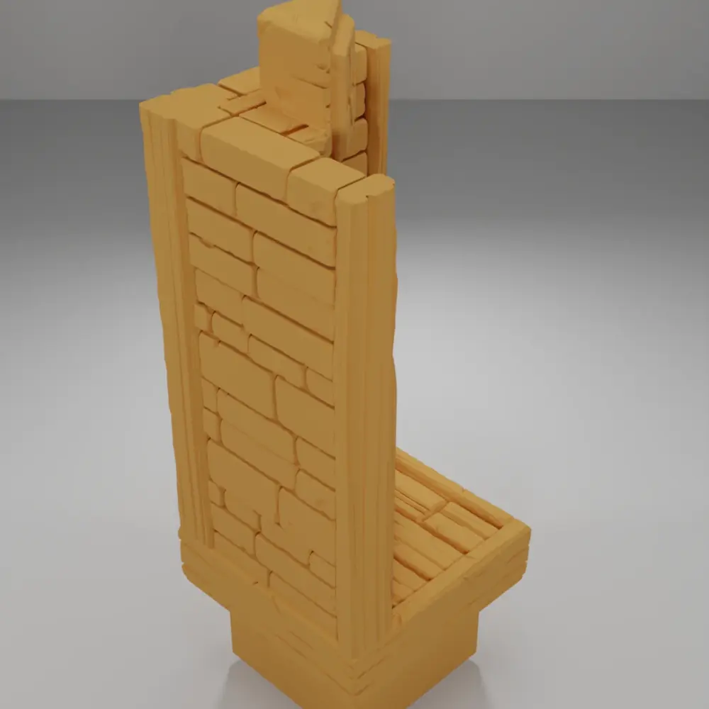 Tall Door Left Open - Medieval Town Part 2 - Dungeon Blocks