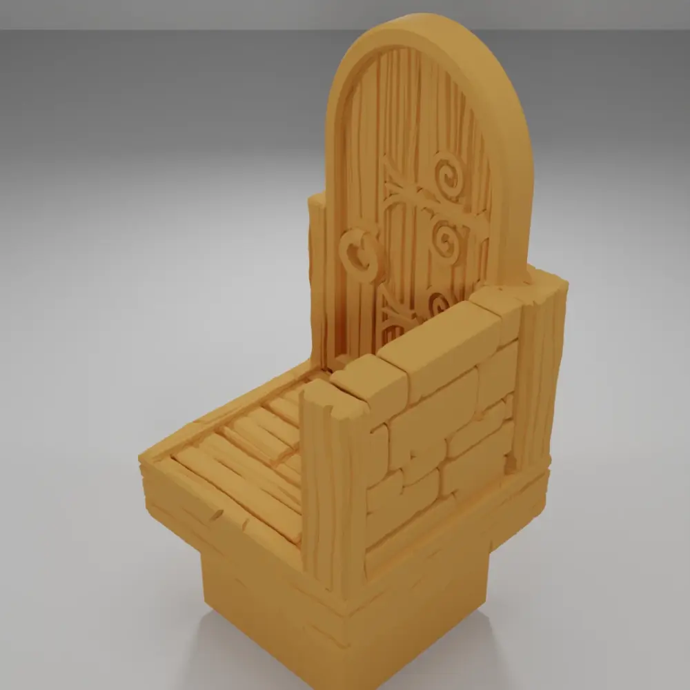 Door Right - Medieval Town Part 2 - Dungeon Blocks