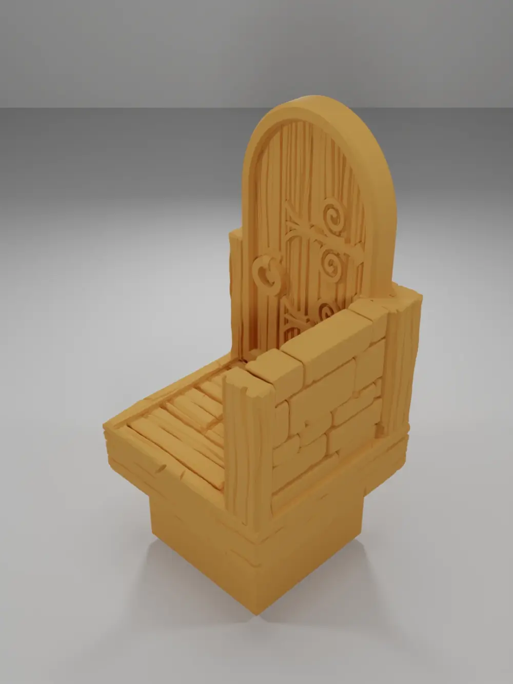 Door Right - Medieval Town Part 2 - Dungeon Blocks