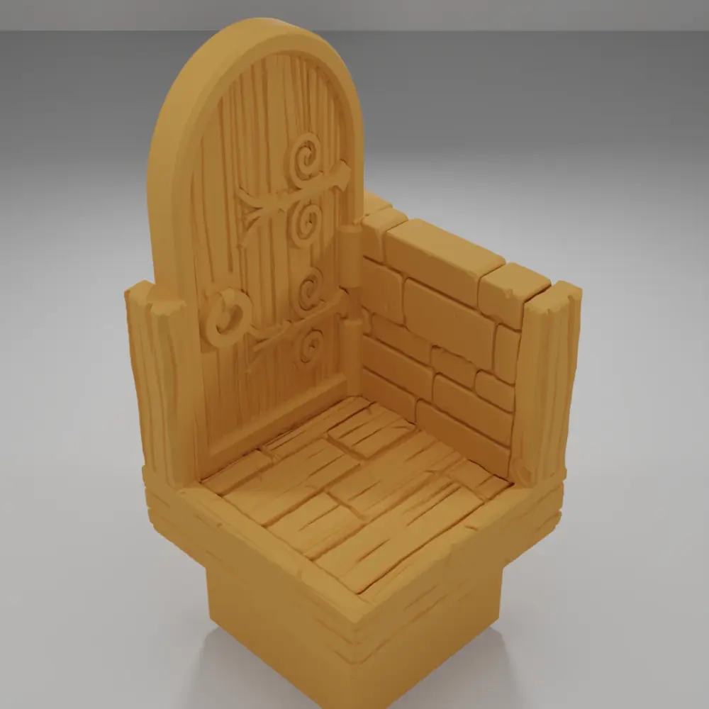 Door Right - Medieval Town Part 2 - Dungeon Blocks