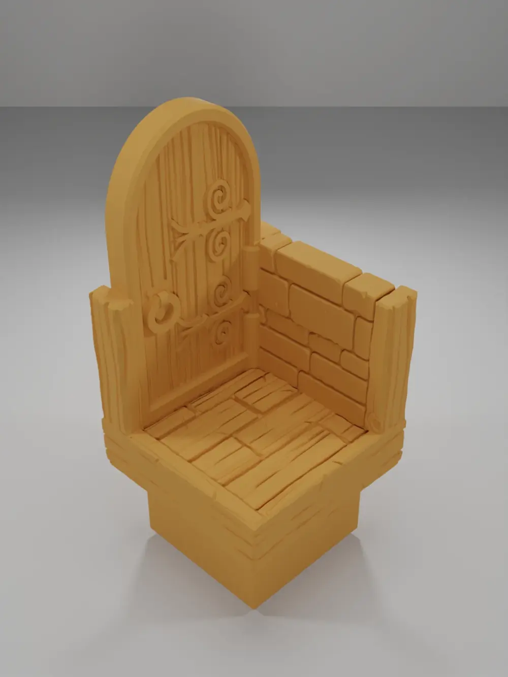 Door Right - Medieval Town Part 2 - Dungeon Blocks