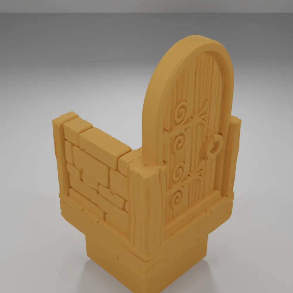 Door Right - Medieval Town Part 2 - Dungeon Blocks