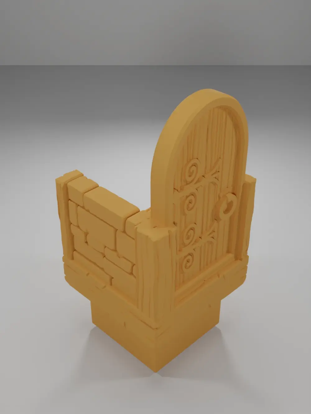 Door Right - Medieval Town Part 2 - Dungeon Blocks