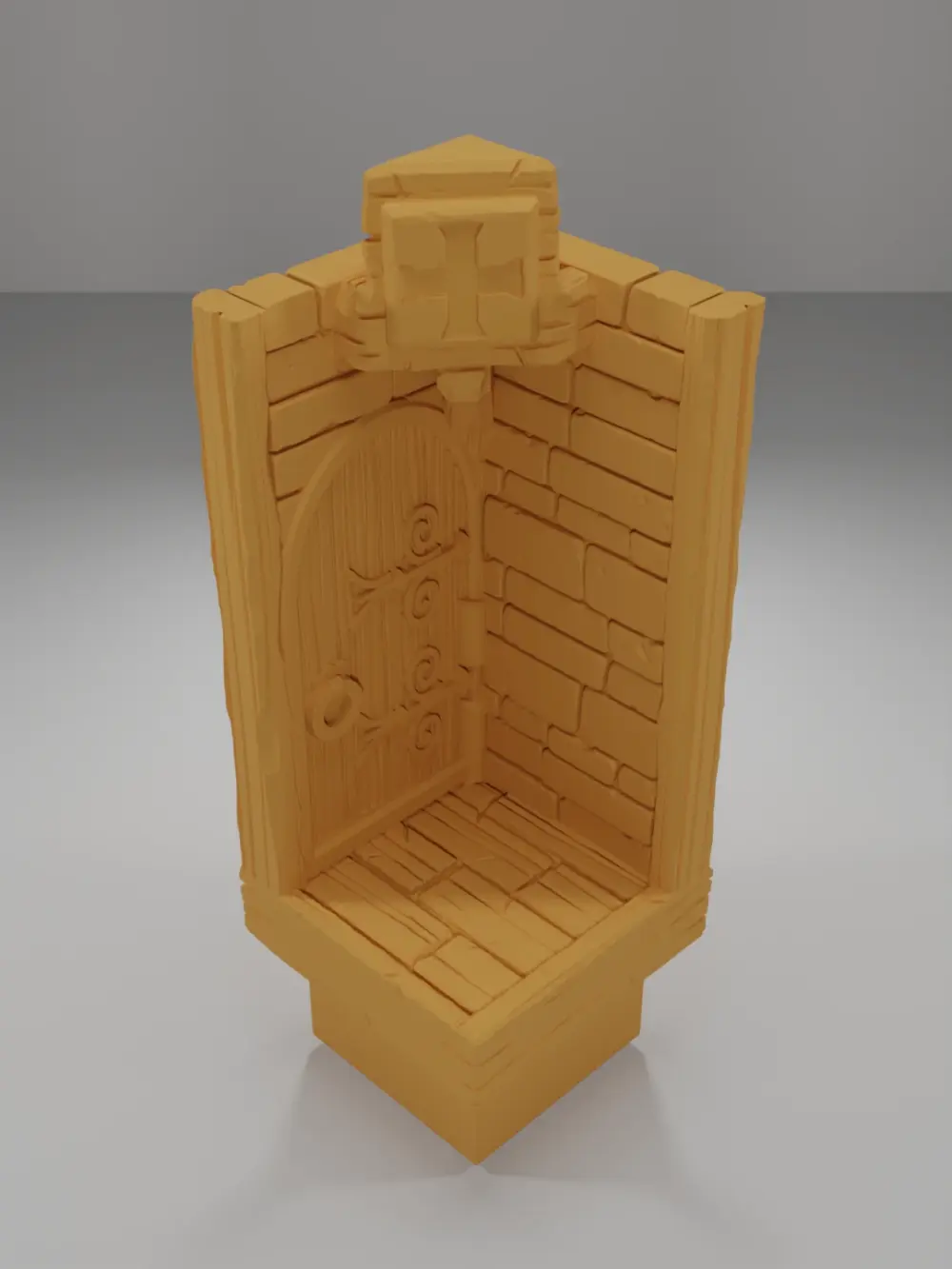 Tall Door Right - Medieval Town Part 2 - Dungeon Blocks
