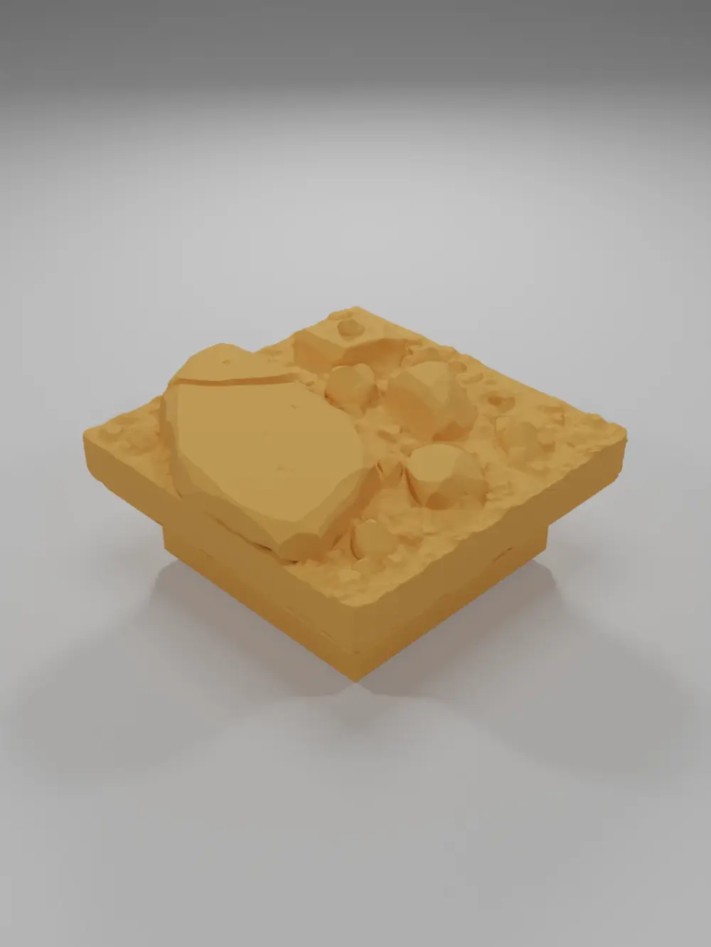Dirt Ground Big Rocks 1 - Ramparts & Ruins - Dungeon Blocks