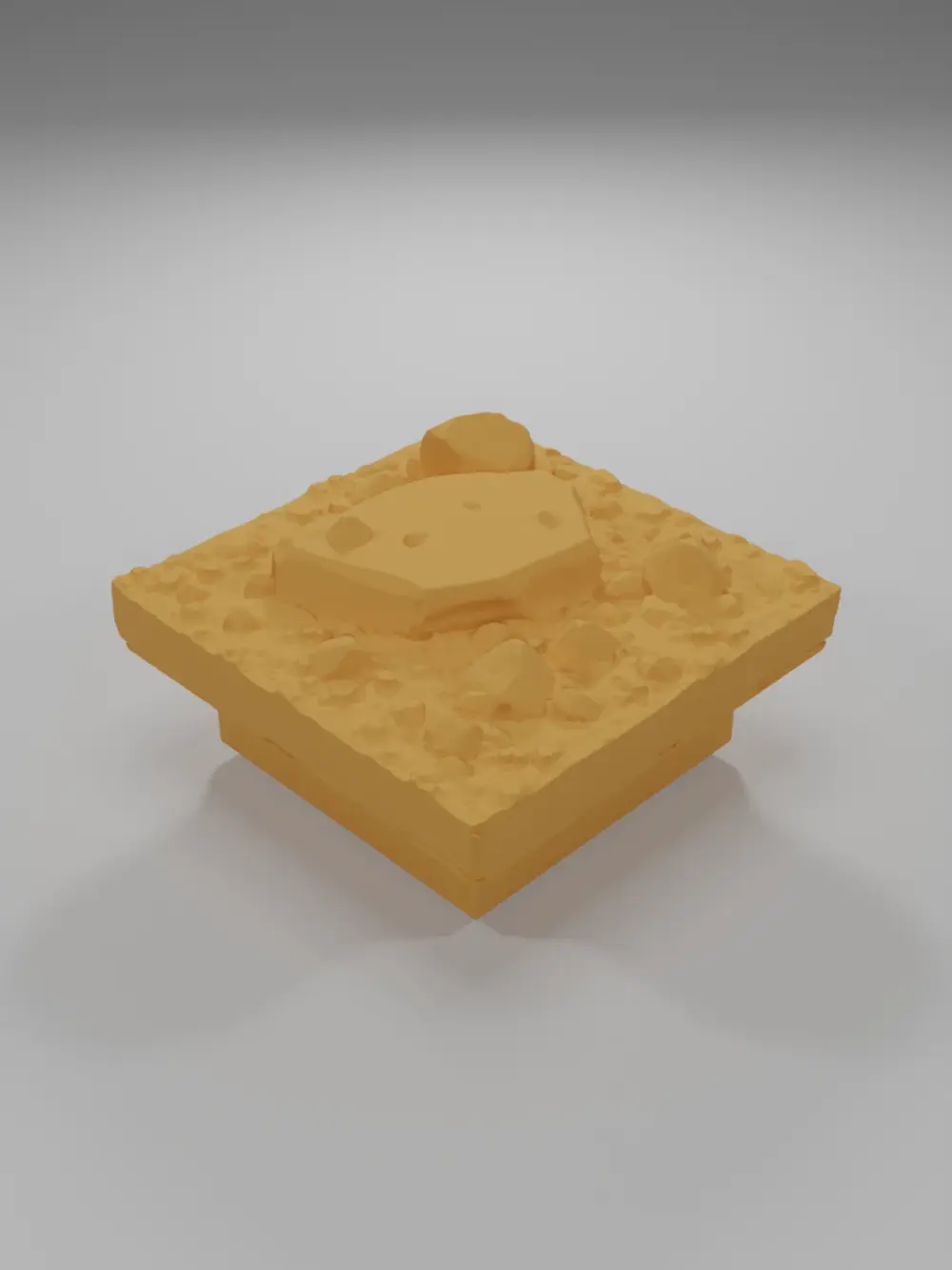 Dirt Ground Big Rocks 2 - Ramparts & Ruins - Dungeon Blocks