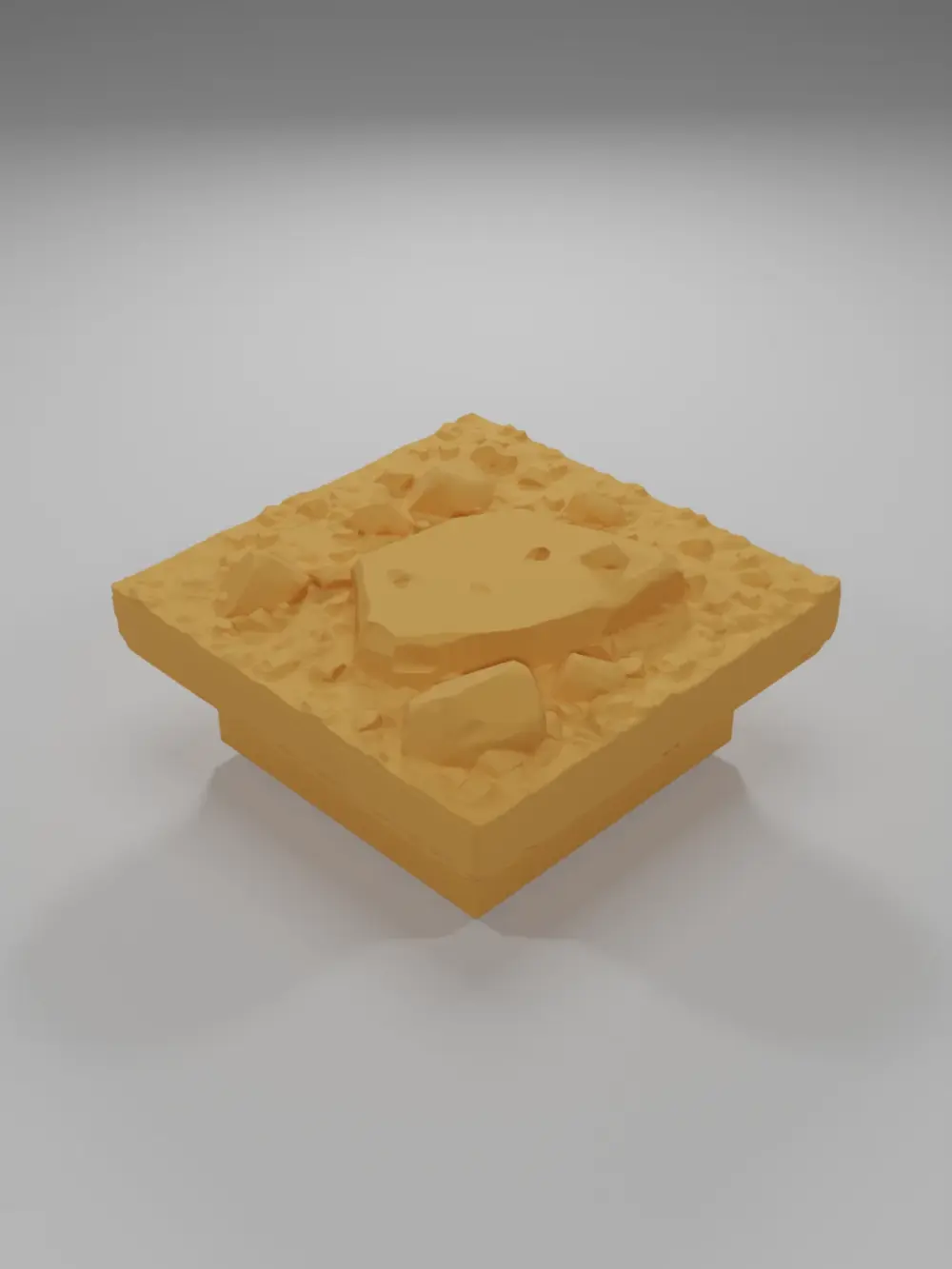 Dirt Ground Big Rocks 2 - Ramparts & Ruins - Dungeon Blocks