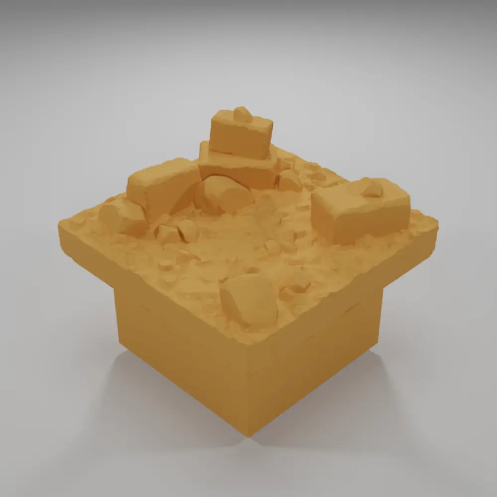 Dirt Ground Stones 1 - Ramparts & Ruins - Dungeon Blocks