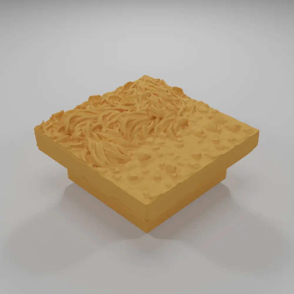 Dirt Ground Grass Straight 1 - Ramparts & Ruins - Dungeon Blocks