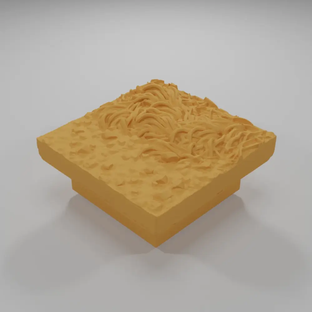 Dirt Ground Grass Straight 1 - Ramparts & Ruins - Dungeon Blocks