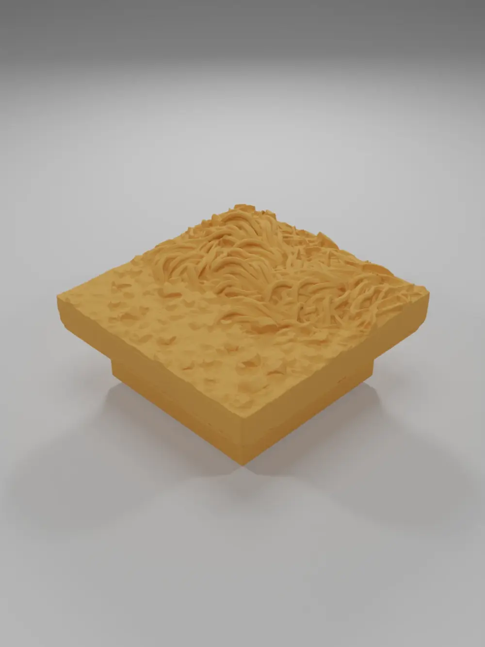 Dirt Ground Grass Straight 1 - Ramparts & Ruins - Dungeon Blocks