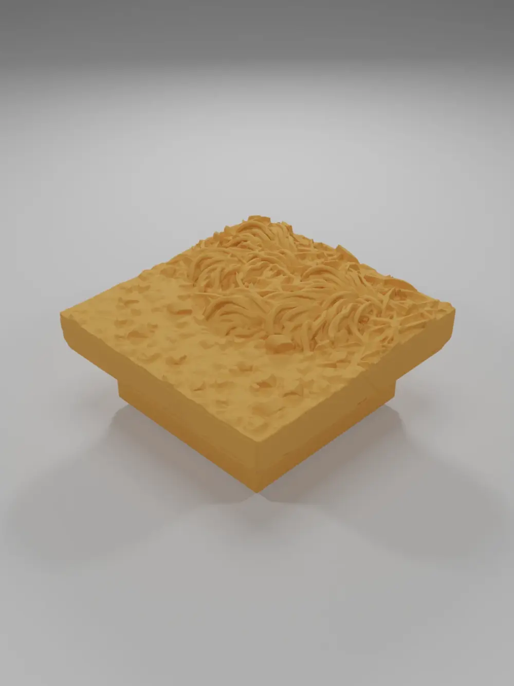 Dirt Ground Grass Straight 2 - Ramparts & Ruins - Dungeon Blocks