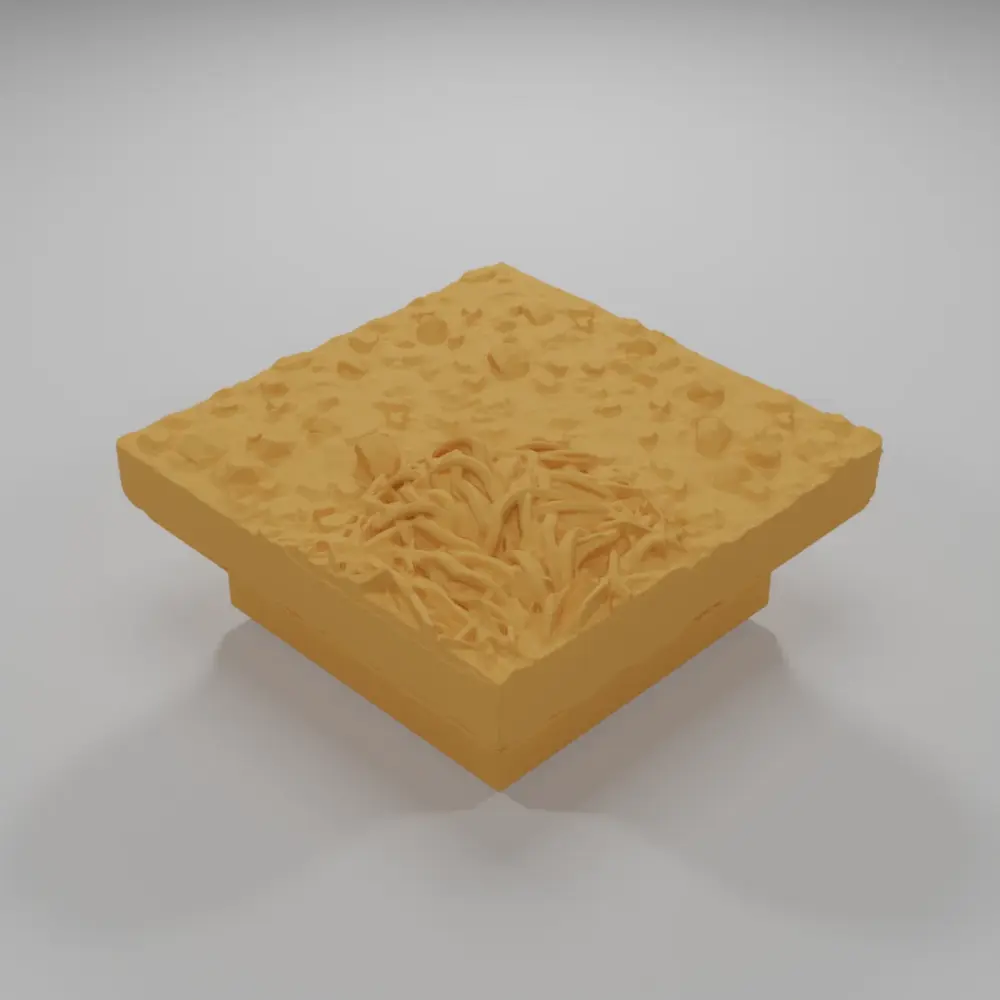 Dirt Ground Grass Corner - Ramparts & Ruins - Dungeon Blocks
