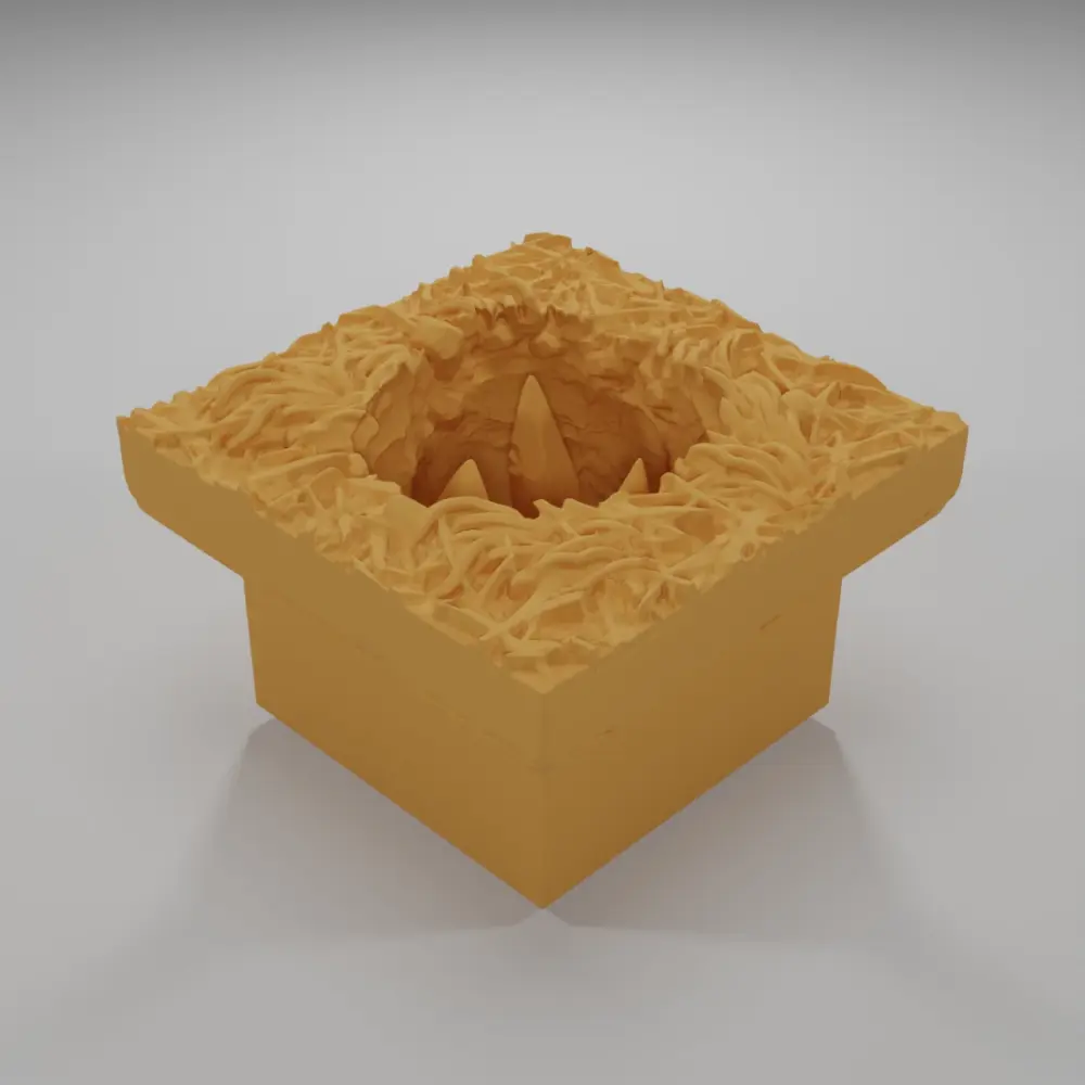 Grass Hole Trap - Ramparts & Ruins - Dungeon Blocks
