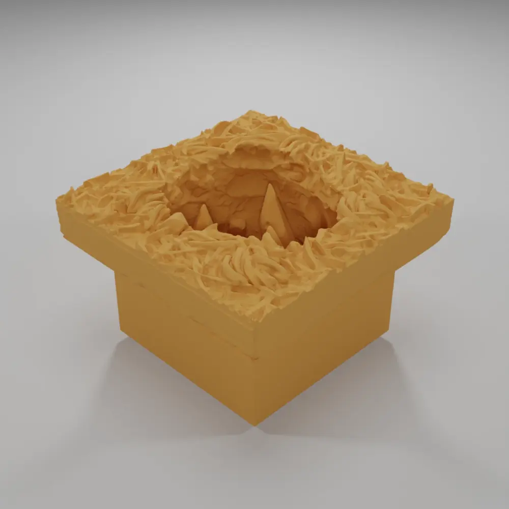 Grass Hole Trap - Ramparts & Ruins - Dungeon Blocks