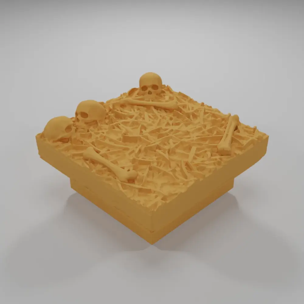 Ground Grass Skulls 2 - Ramparts & Ruins - Dungeon Blocks