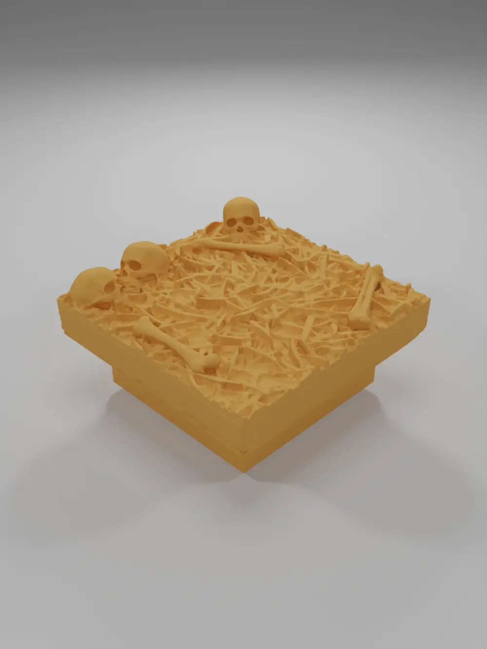 Ground Grass Skulls 2 - Ramparts & Ruins - Dungeon Blocks