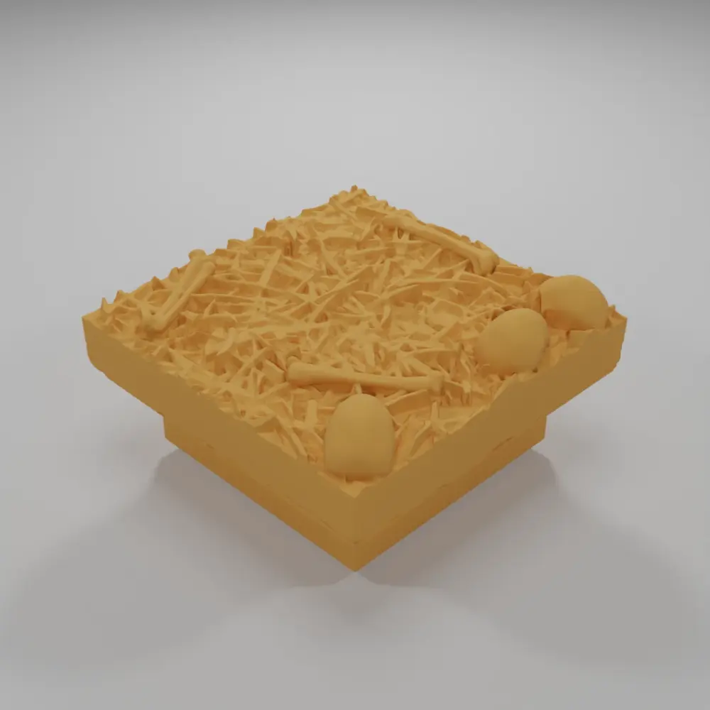 Ground Grass Skulls 2 - Ramparts & Ruins - Dungeon Blocks