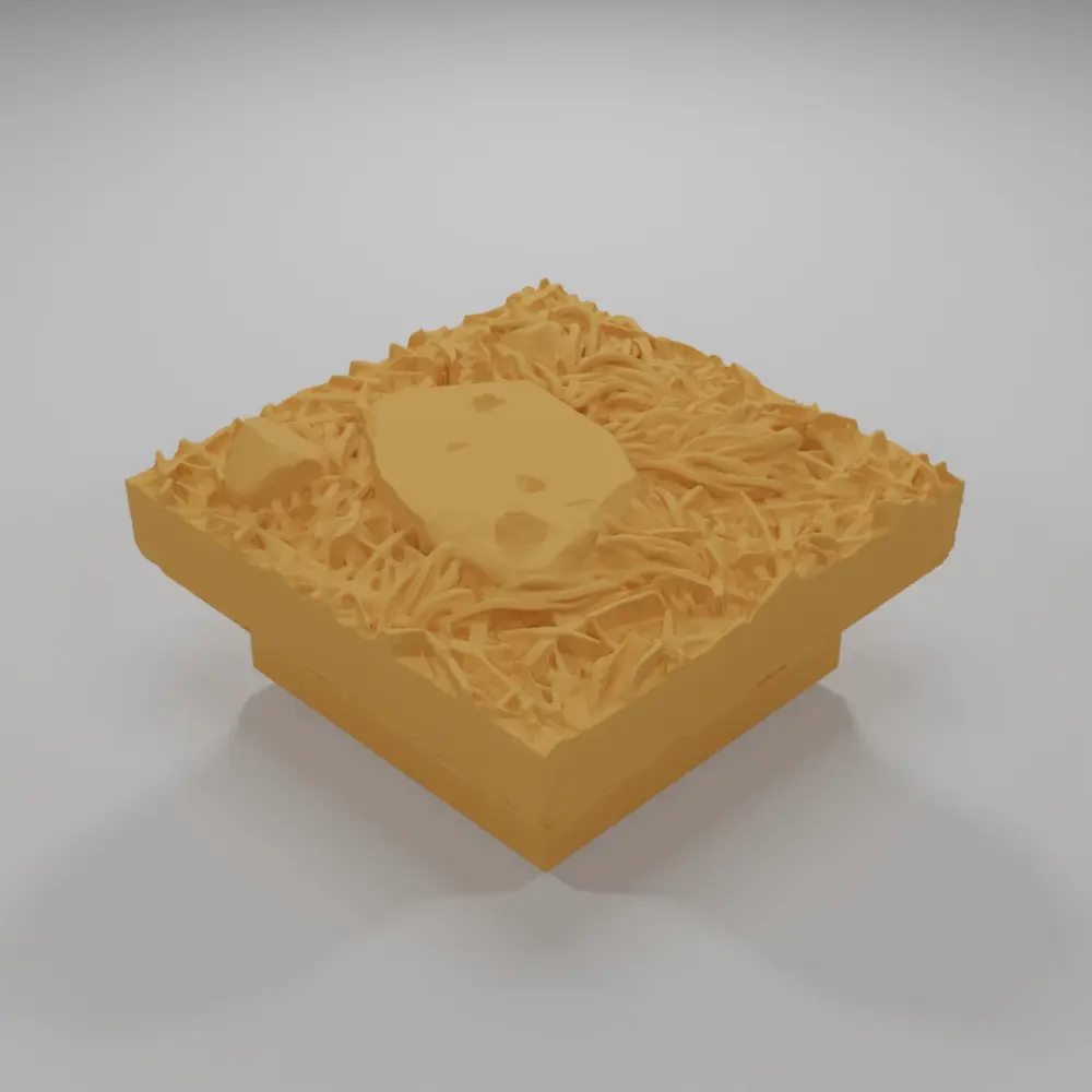 Ground Grass Rock 2 - Ramparts & Ruins - Dungeon Blocks