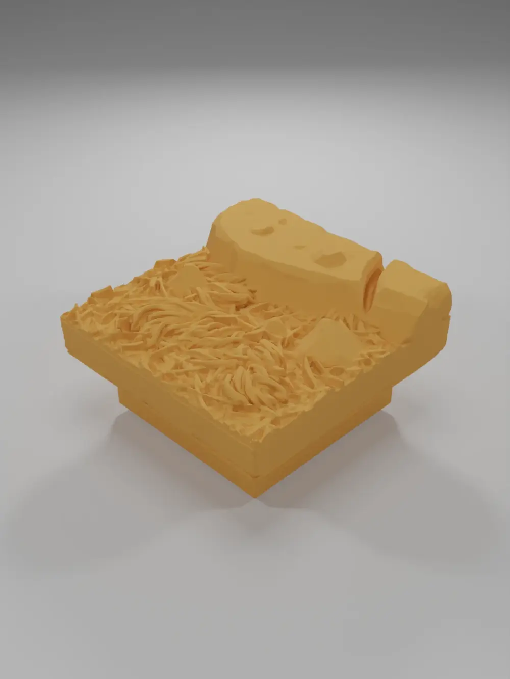 Ground Grass Rock Straight 1 - Ramparts & Ruins - Dungeon Blocks