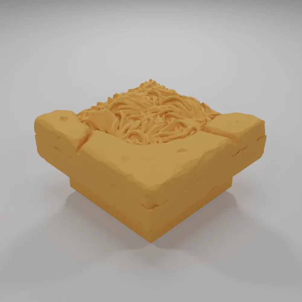 Ground Grass Rock Angle - Ramparts & Ruins - Dungeon Blocks