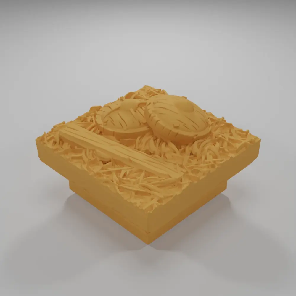 Ground Grass Shield - Ramparts & Ruins - Dungeon Blocks