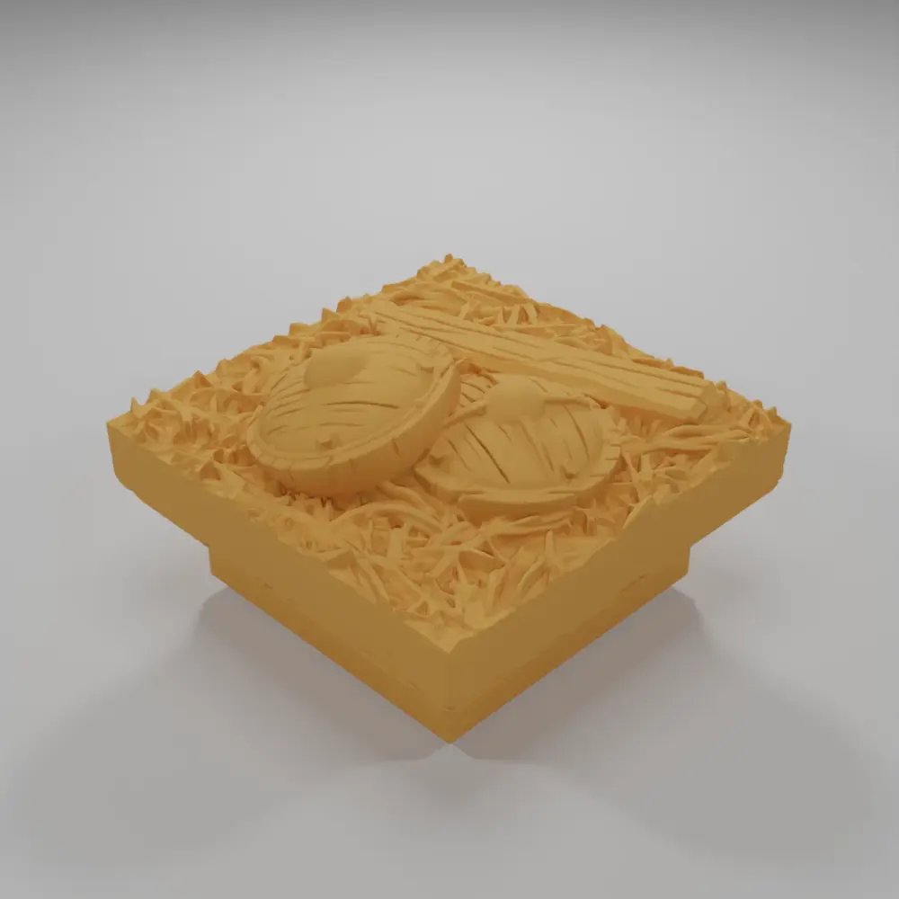 Ground Grass Shield - Ramparts & Ruins - Dungeon Blocks