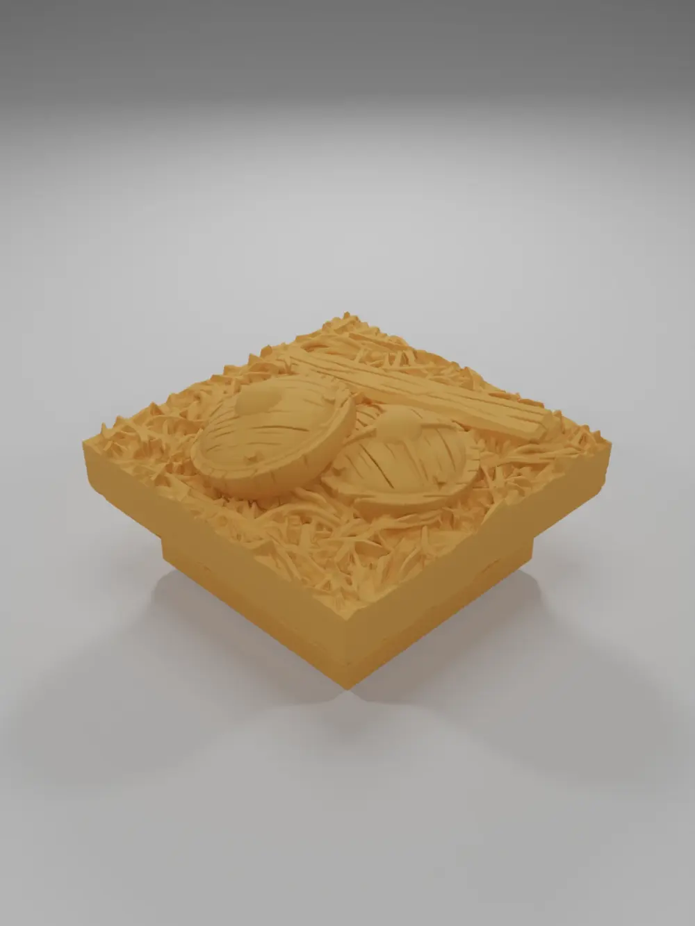 Ground Grass Shield - Ramparts & Ruins - Dungeon Blocks