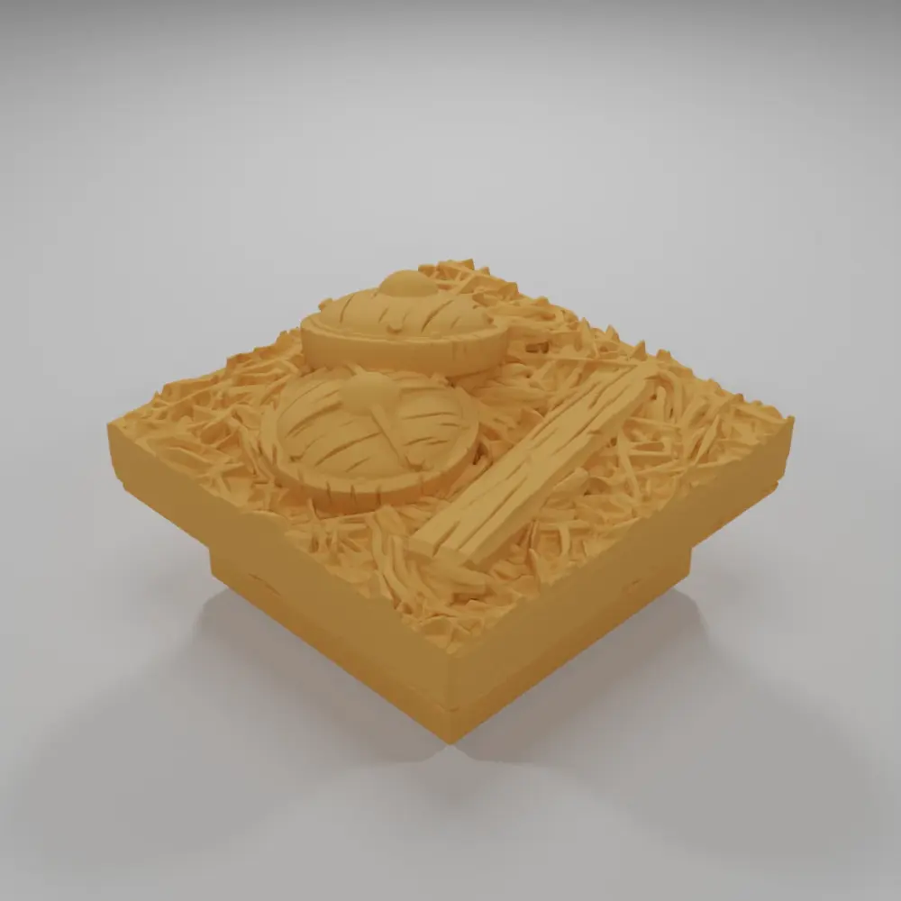 Ground Grass Shield - Ramparts & Ruins - Dungeon Blocks