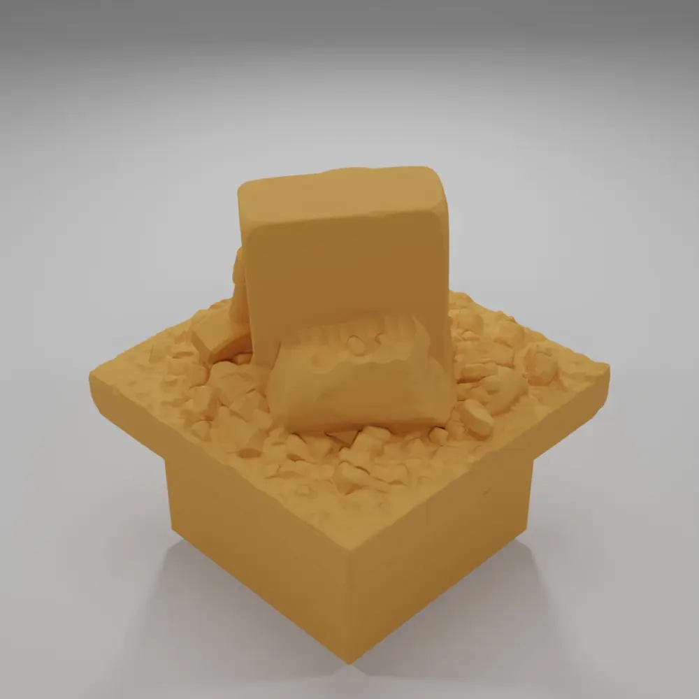 Carved Stone Block - Ramparts & Ruins - Dungeon Blocks