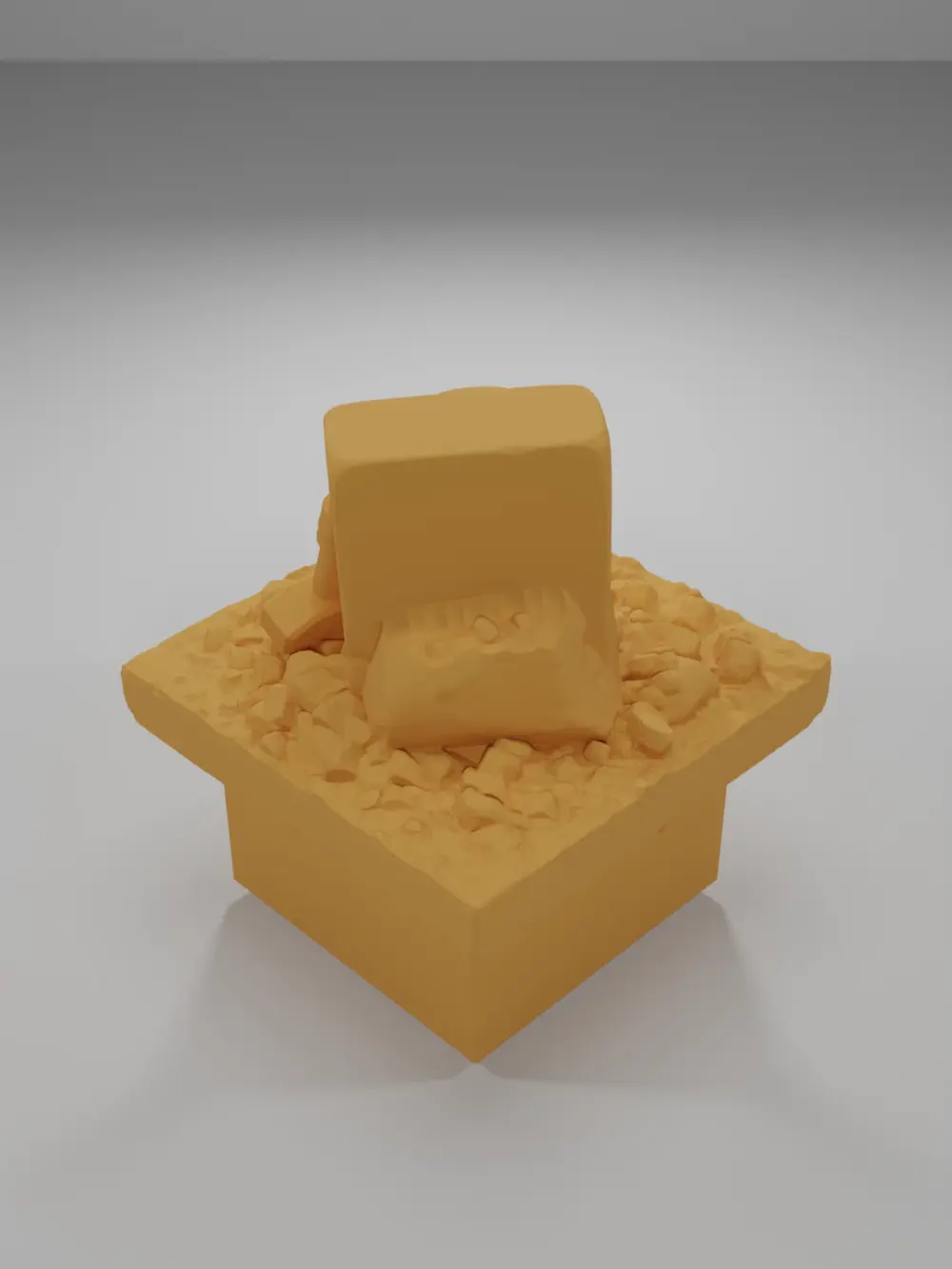 Carved Stone Block - Ramparts & Ruins - Dungeon Blocks