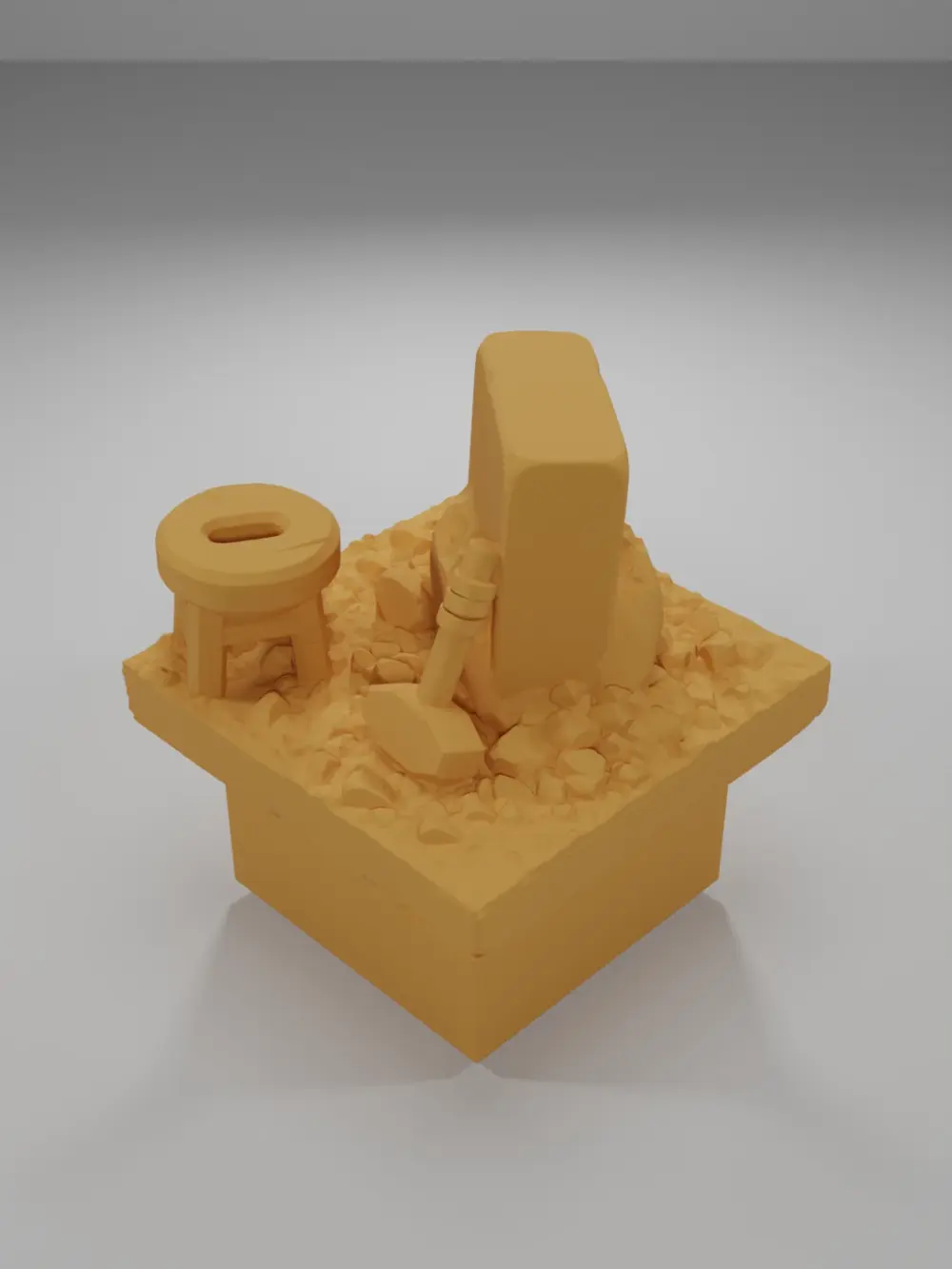 Carved Stone Block - Ramparts & Ruins - Dungeon Blocks