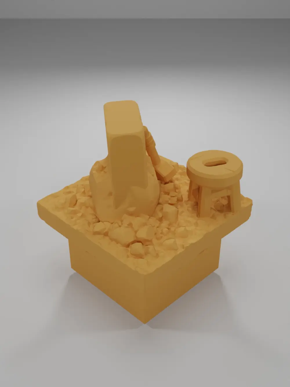 Carved Stone Block - Ramparts & Ruins - Dungeon Blocks