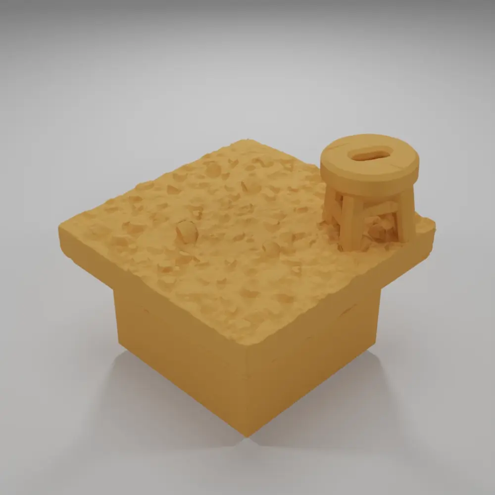 Stool - Ramparts & Ruins - Dungeon Blocks
