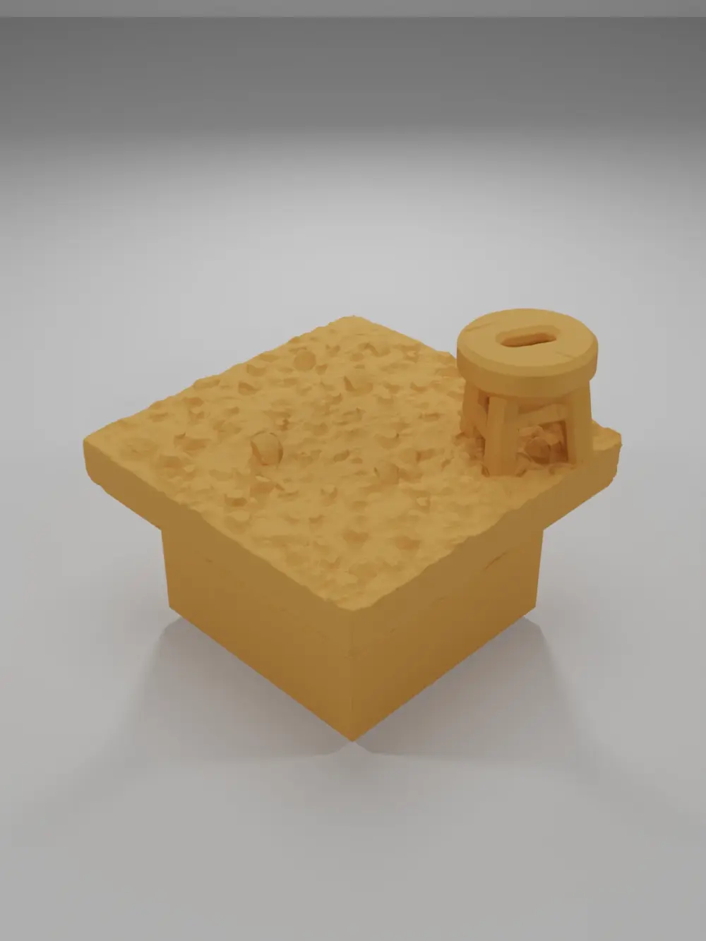 Stool - Ramparts & Ruins - Dungeon Blocks