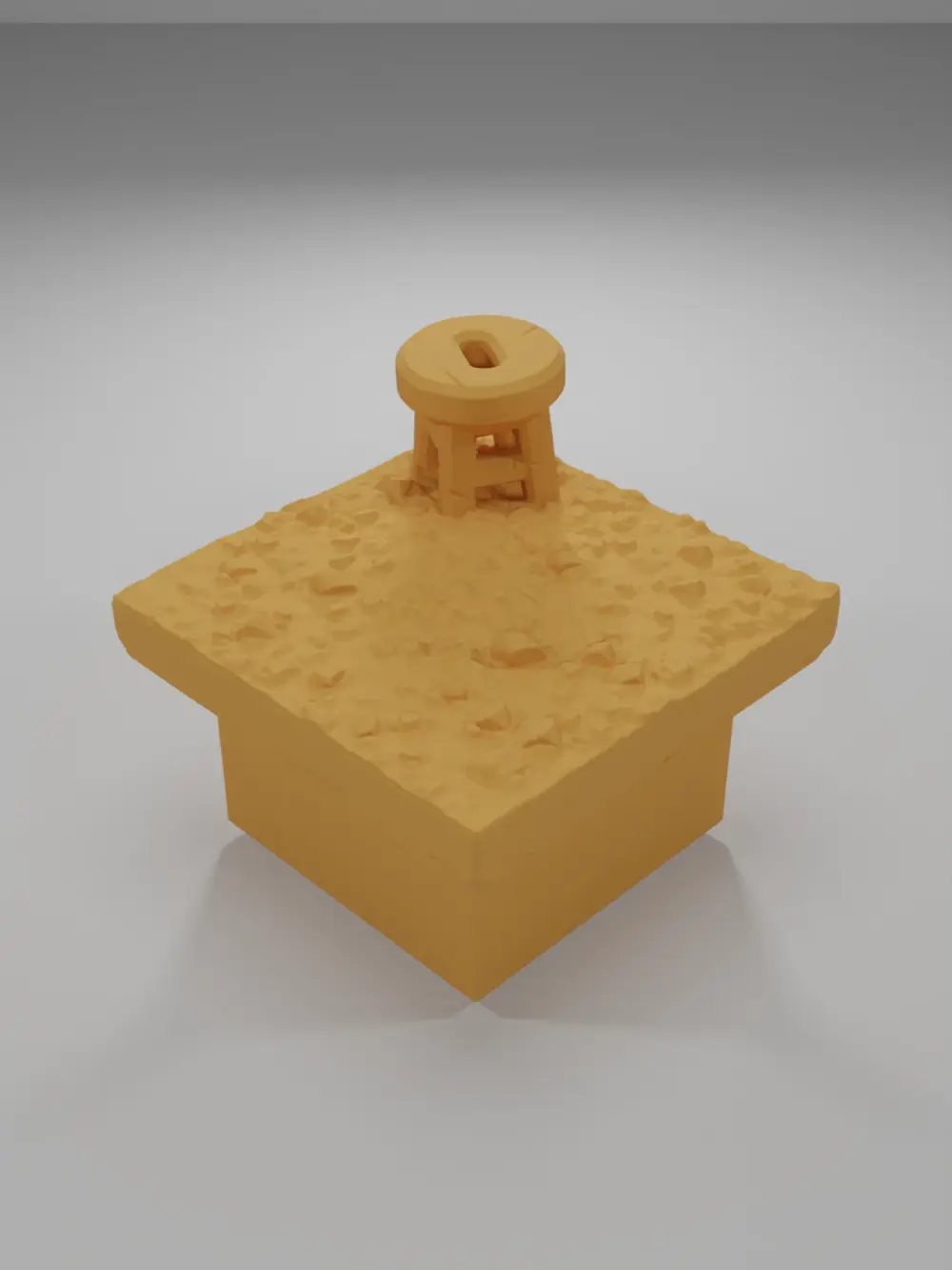 Stool - Ramparts & Ruins - Dungeon Blocks