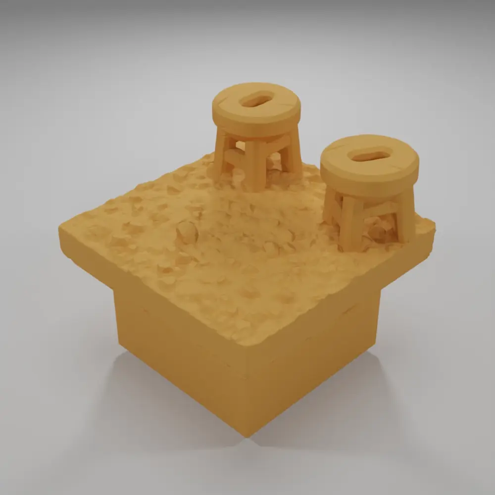 Two Stools - Ramparts & Ruins - Dungeon Blocks