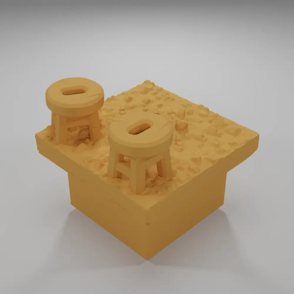 Two Stools - Ramparts & Ruins - Dungeon Blocks
