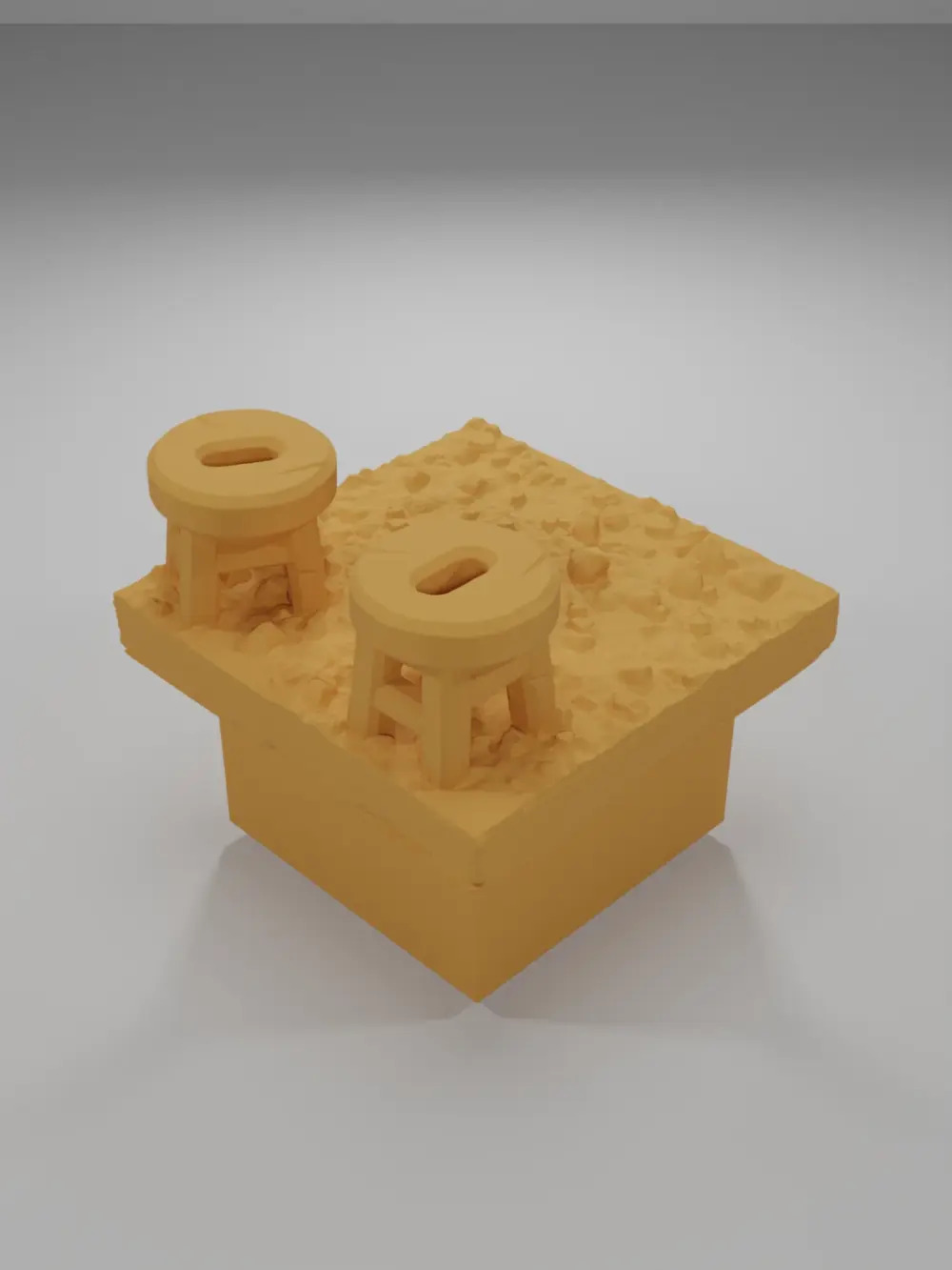 Two Stools - Ramparts & Ruins - Dungeon Blocks