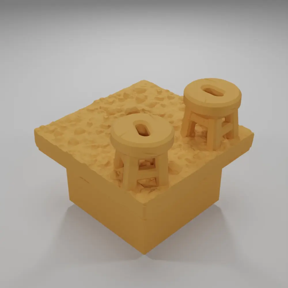 Two Stools - Ramparts & Ruins - Dungeon Blocks