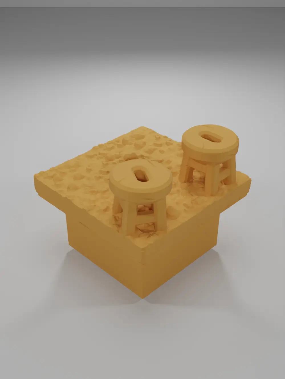 Two Stools - Ramparts & Ruins - Dungeon Blocks