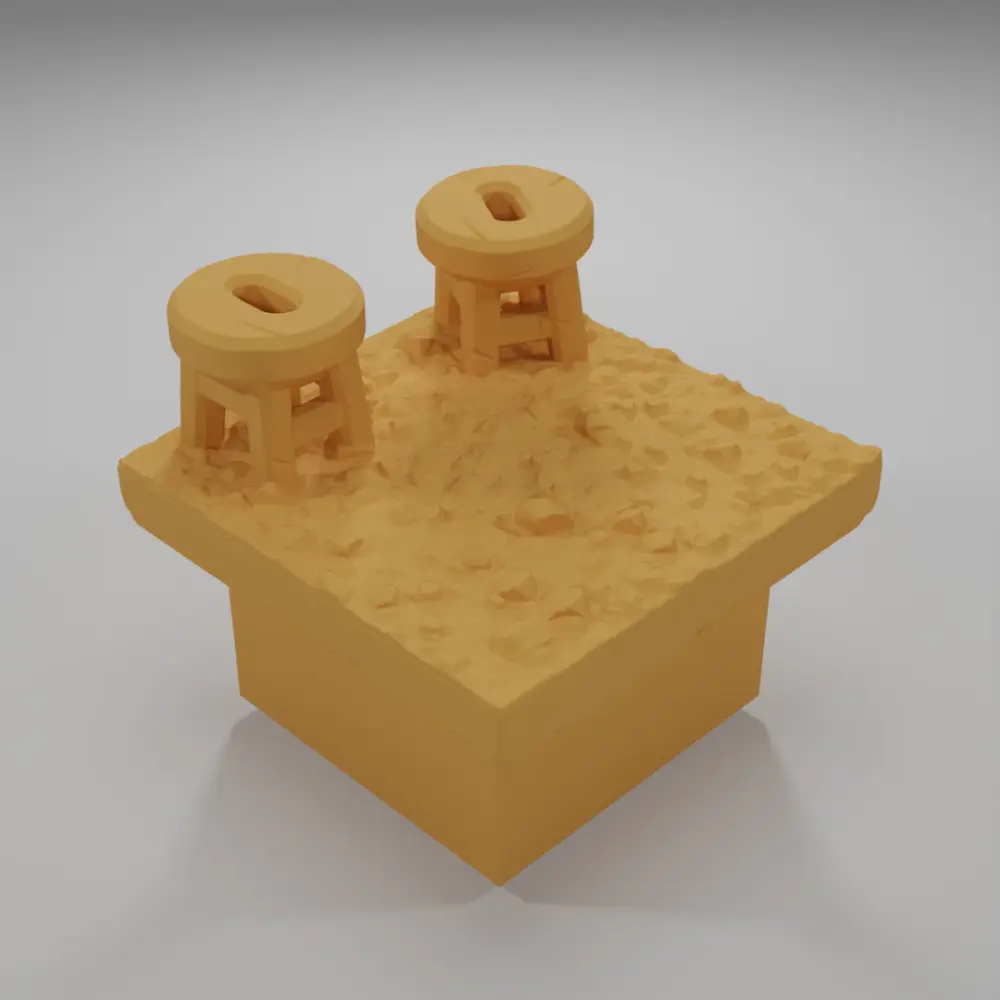 Two Stools - Ramparts & Ruins - Dungeon Blocks
